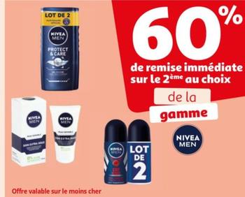 Nivea Men - De Remise Immédiate Sur Le 2ème Au Choix De La Gamme