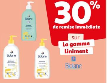 Biolane - De Remise Immédiate Sur La Gamme Liniment