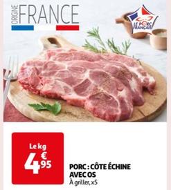 Porc Cote Echine Avec OS