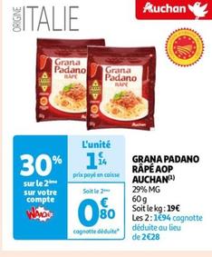 Auchan - Grana Padano Râpé Aop