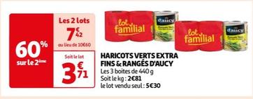 haricots verts extra fins&ranges
