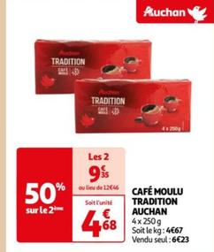auchan - cafe moulu tradition