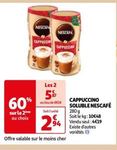 cappuccino soluble