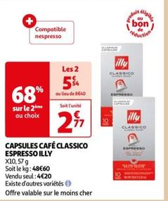 Capsules Caffe Classico Espresso