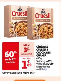 Cereales Cruesli Chocolats