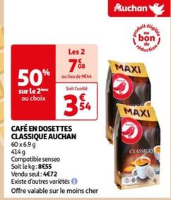 Auchan - Cafe en Dosettes Classique