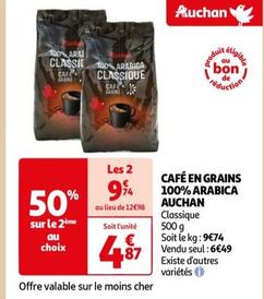 Auchan - Caffe en Grains 100% Arabica