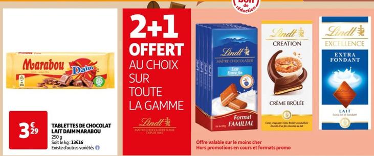 Tablettes De Chocolat Lait Marabou