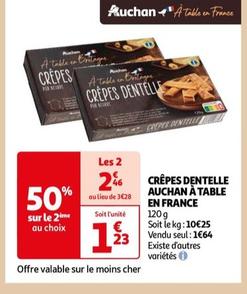 Auchan - Crêpes Dentelle À Table En France