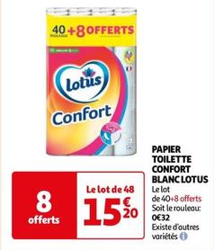 papier toilette confort blanc