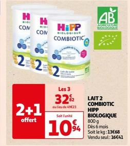 Hipp - lait 2 combiotic biologique