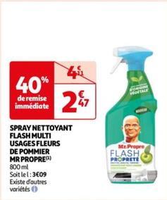 spray nettoyant flash multi usages fleurs de pommier