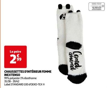 Inextenso - Chaussettes D'Intérieur Femme