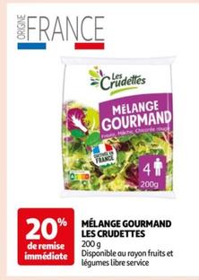 MÉLANGE GOURMAND LES CRUDETTES