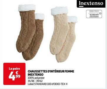 INEXTENSO - CHAUSSETTES D'INTÉRIEUR FEMME