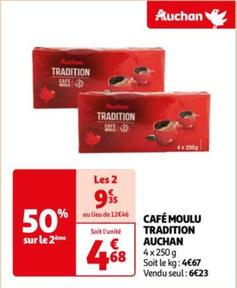 Auchan - CAFÉ MOULU TRADITION