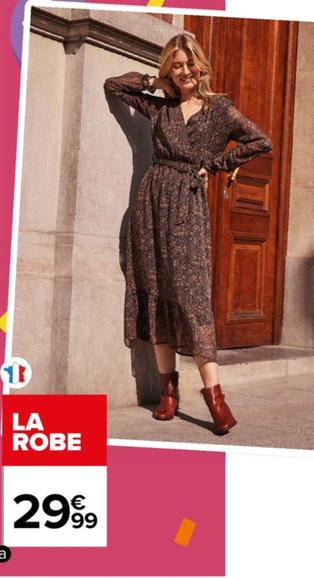 Robe Femme offre à 29,99€ sur Carrefour Drive