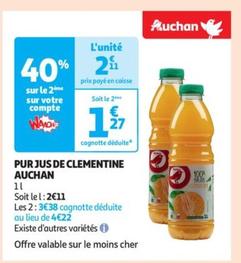 promo  auchan supermarché : 2,11€