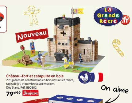Jeux de construction Château Fort et Catapulte 270 pièces Jeujura