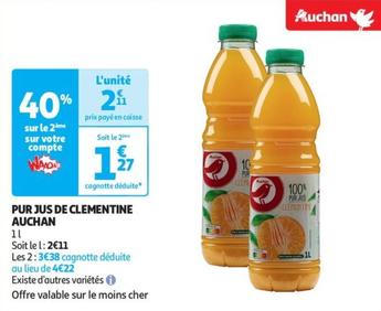 promo  auchan supermarché : 1,27€