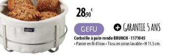 Corbeille À Pain Ronde Brunch 1171045 offre à 28,9€ sur Cuisine Plaisir