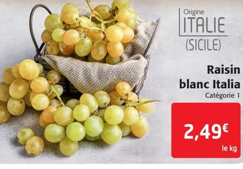 Raisin blanc Italia