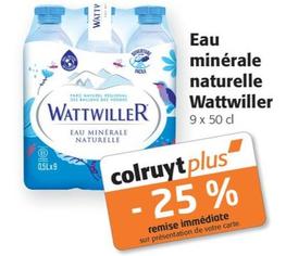 Eau minérale naturelle