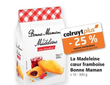 La Madeleine cœur framboise