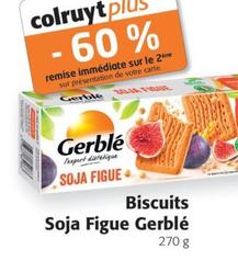 Biscuits Soja Figue