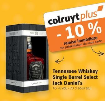 Tennessee Whiskey Single Barrel Select