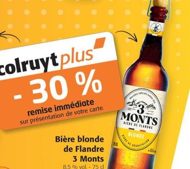 3 Monts - Bière blonde de Flandre