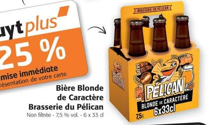 Brasserie du Pélican - Bière Blonde de Caractère