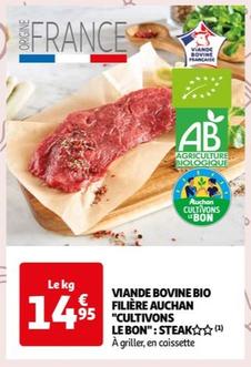 Auchan - Viande Bovine Bio Filiere Le Bon Steak