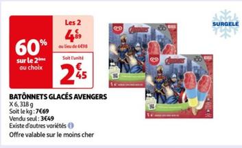 Algida - BATÔNNETS GLACÉS AVENGERS