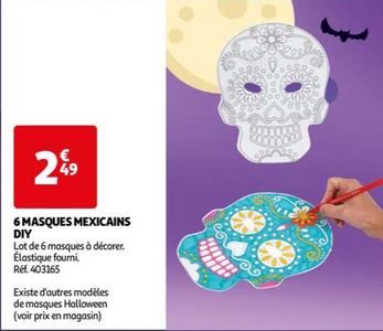 6 MASQUES MEXICAINS DIY