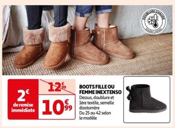 inextenso - boots fille ou femme