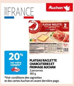 Auchan - Plateau Raclette Charcuteries Et Formage