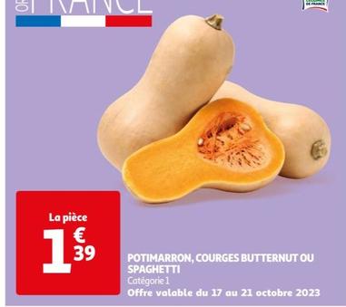 Potimarron, Courges Butternut Ou Spaghetti