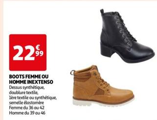 inextenso - boots femme ou homme