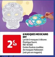 6 Masques Mexicains Diy