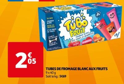 Tubes De Fromage Blanc Aux Fruits