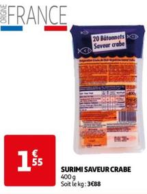 Surimi Saveur Crabe