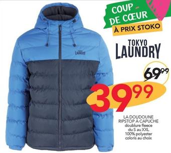 Tokyo Laundry - La Doudoune Ripstop A Capuche