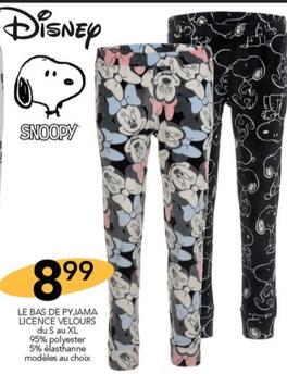 Le Bas De Pyjama Licence Velours