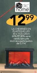 Declic Home - La Cheminee En Plastique Led