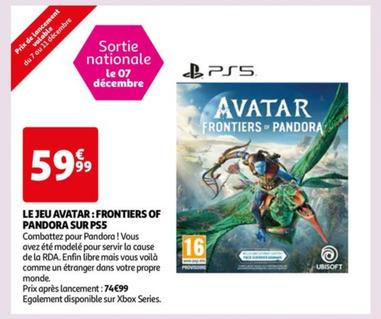 Le Jeu Avatar: Frontiers Of Pandora Sur PS5