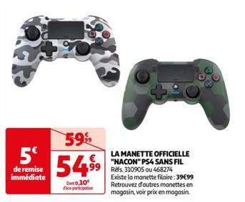 Nacon - La Manette Officielle PS4 Sans Fil