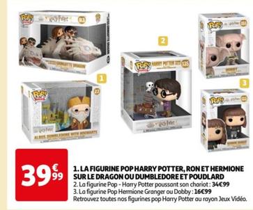 Funko Pop - La Figurine Harry Potter, Ron Et Hermione Sur Le Dragon Ou Dumbledore Et Poudlard