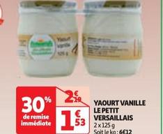 versaillais yaourt vanille le petit