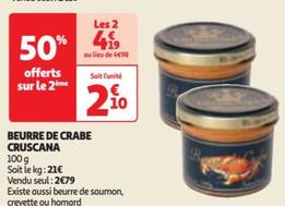 beurre de crabe cruscana